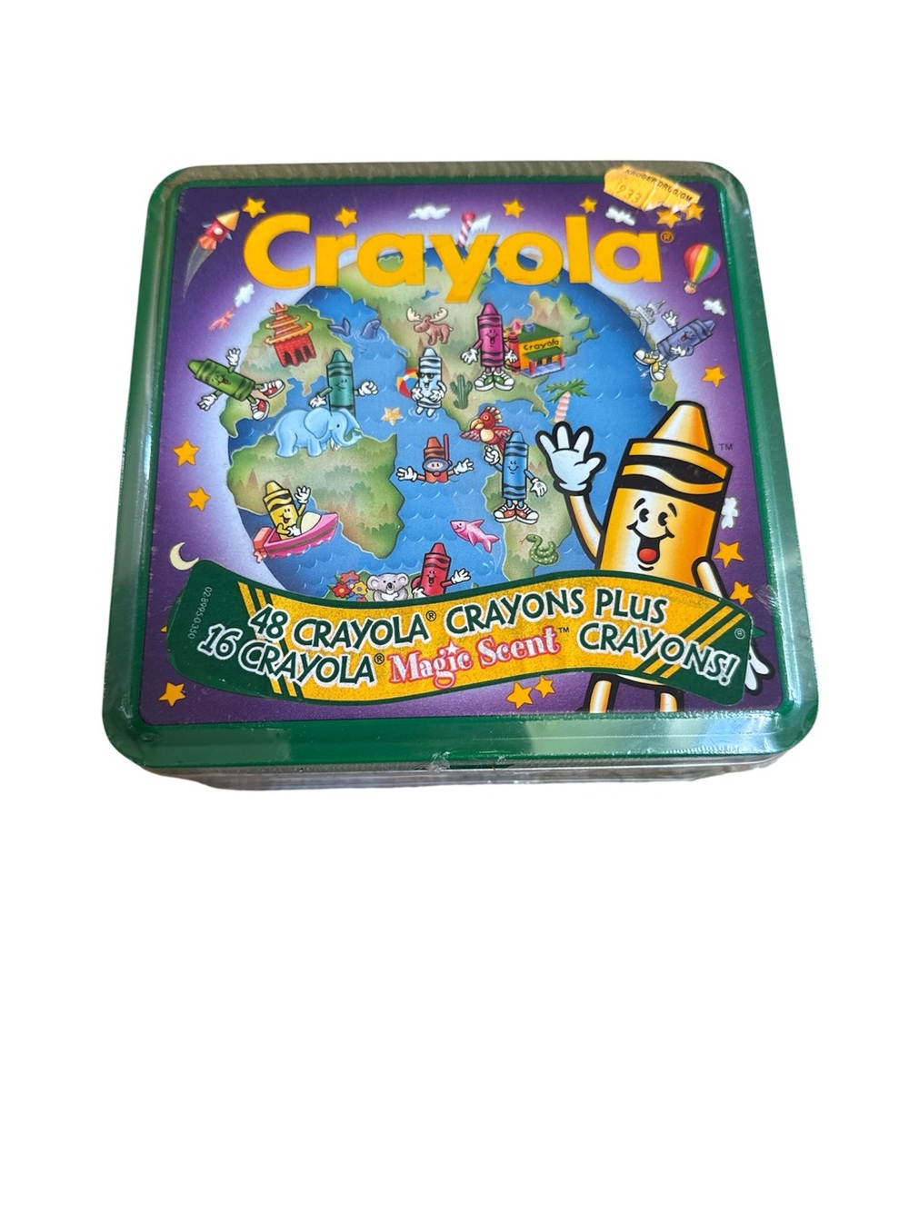 1995 vintage Crayola Magic Scent Crayon Tin